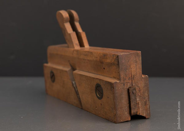 Double Iron Sash Plane BARRY & WAY N. YORK circa 1842-47 GOOD - 94301