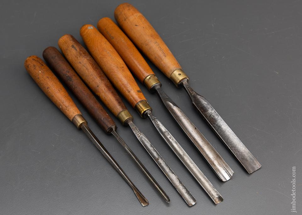 Six Good Carving Chisels 