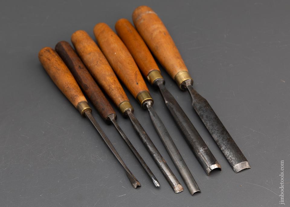 Six Good Carving Chisels 