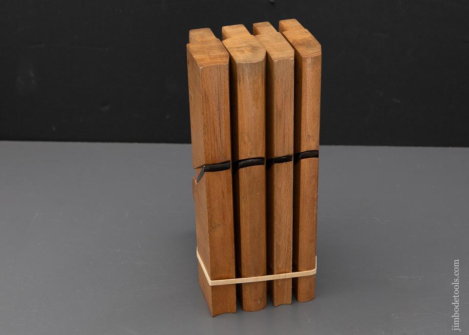 Two MINT Pair of Hollows & Rounds Molding Planes by CASEY & CO AUBURN NY circa 1830s-1850s - 94364