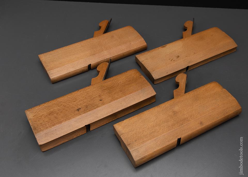 Two MINT Pair of Hollows & Rounds Molding Planes by CASEY & CO AUBURN NY circa 1830s-1850s - 94364