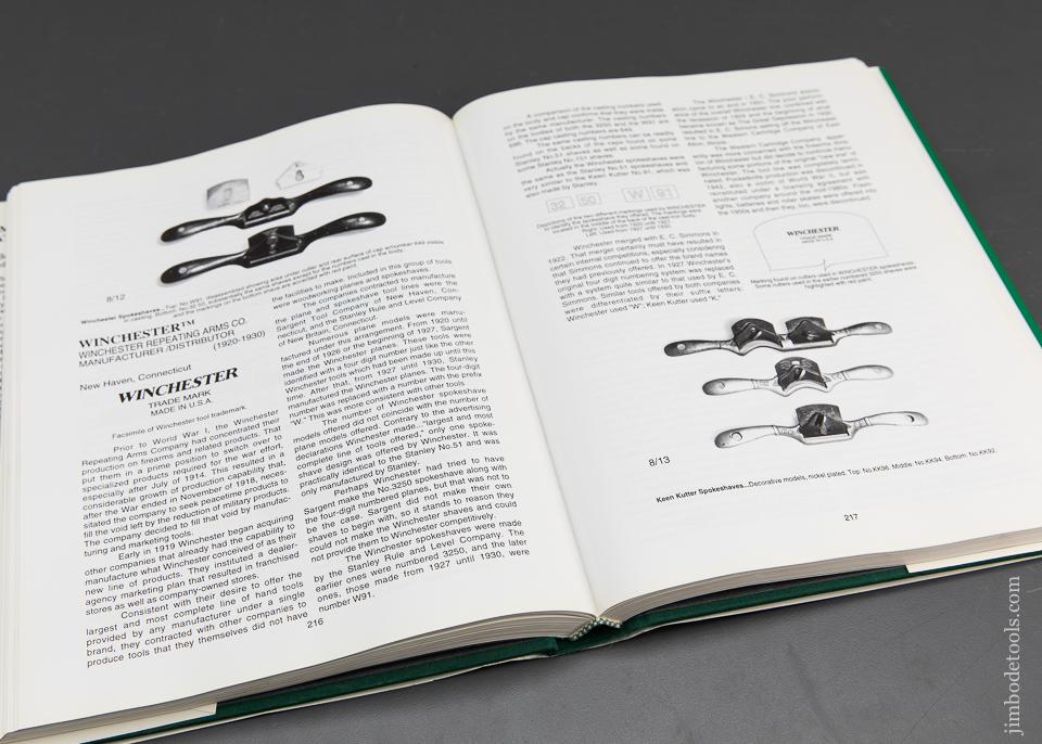 SIGNED Book: MANUFACTURED AND PATENTED SPOKESHAVES & SIMILAR TOOLS by Thomas C. Lamond - 94373