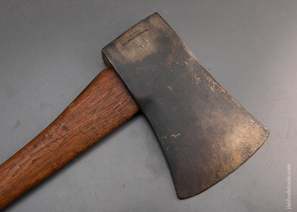 Fine! MANN TRUE AMERICAN Lewistown PA Single Bit Axe - 94382