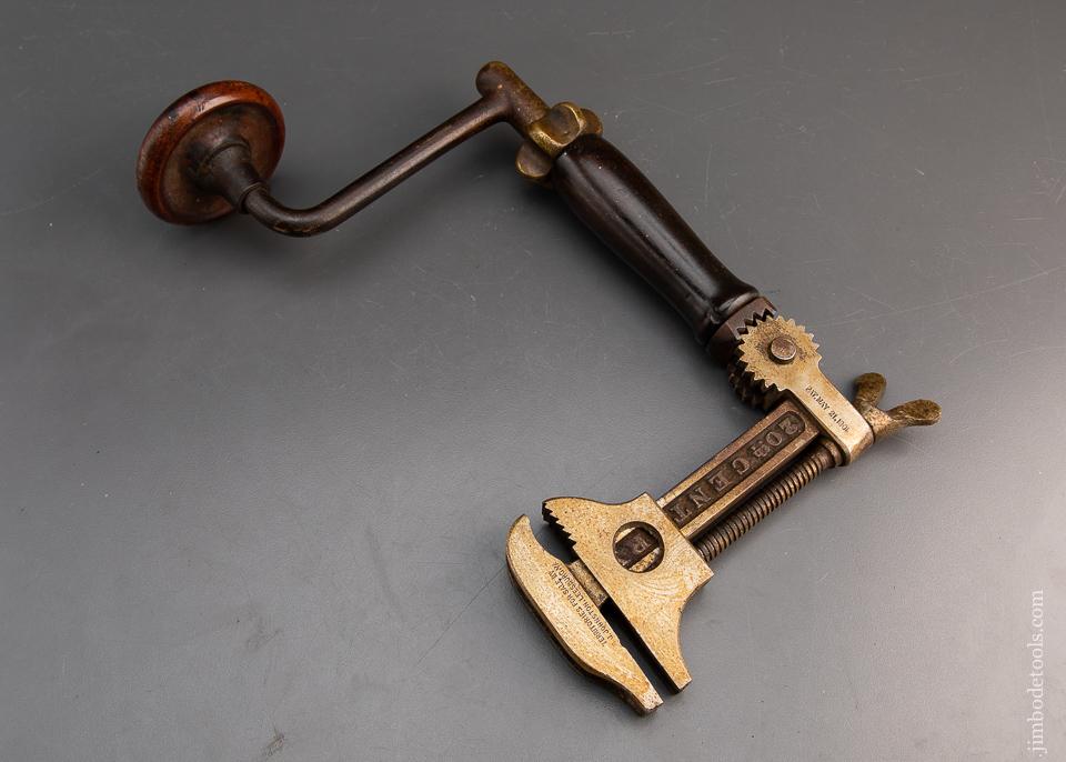 Fine LOWENTRAUT Patent Combination Tool Wrench Brace - 94404