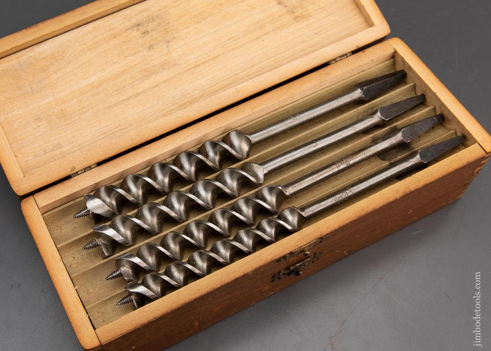 FINE & Complete Set of 13 RUSSELL JENNINGS Auger Bits in Original Three Tiered Box - 94442