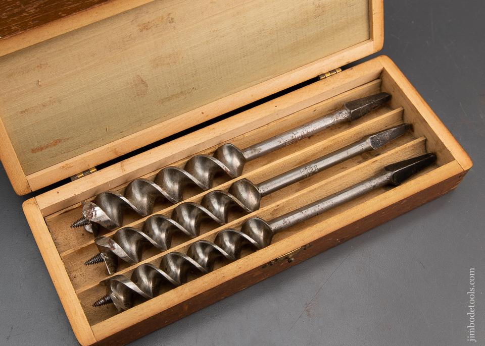 FINE & Complete Set of 13 RUSSELL JENNINGS Auger Bits in Original Three Tiered Box - 94442