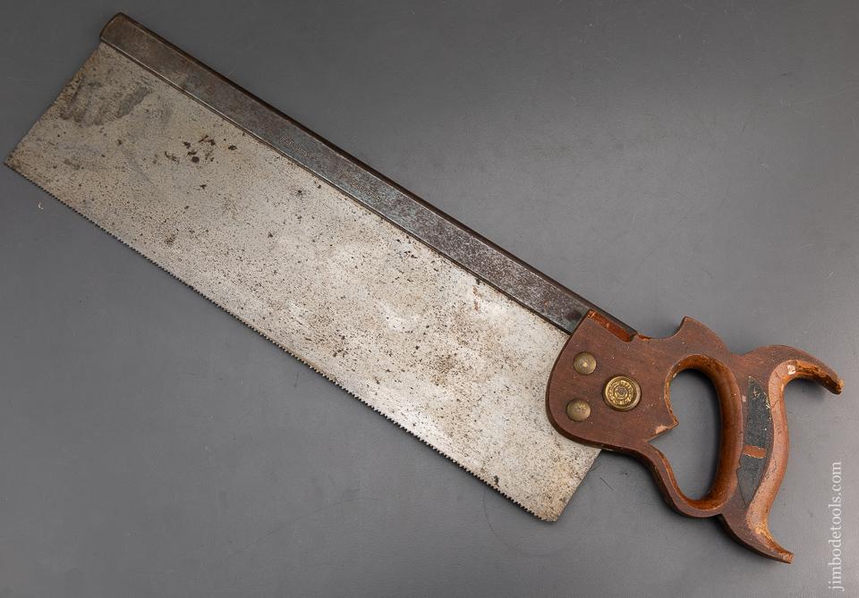 Near Mint With Label! DISSTON Sixteen inch Carcass Saw - 94477