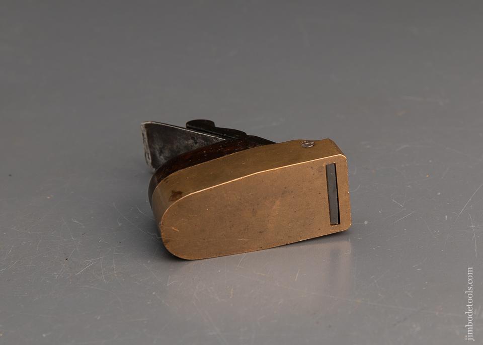 Rare! HOLTZAPFFEL Gunmetal Miniature Bull Nose Smooth Plane - 94479