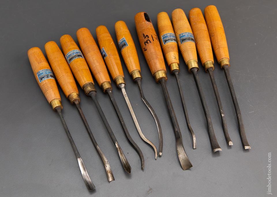 Mint & Unused Set of 11 ADDIS Spoon Gouges - 94496
