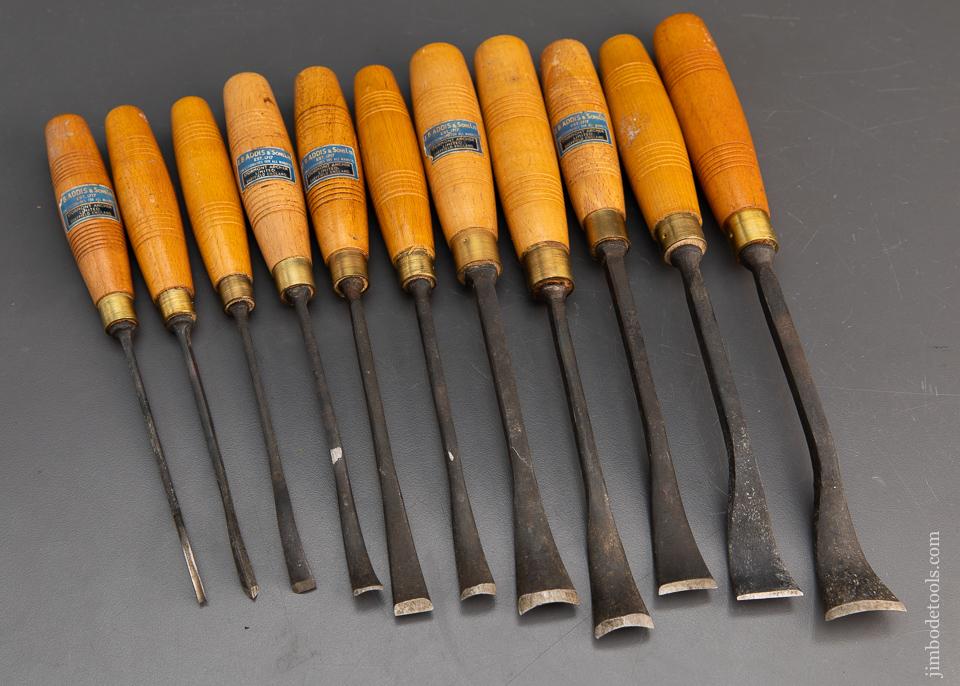 Mint & Unused Set of 11 ADDIS Spoon Gouges - 94497