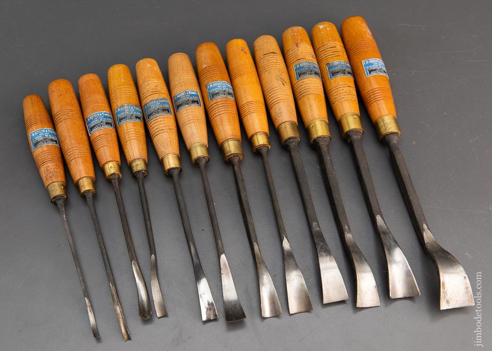 Mint & Unused Set of 12 ADDIS Spoon Gouges - 94498