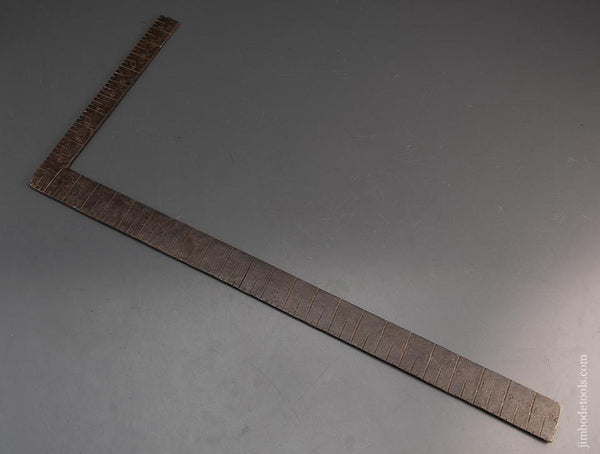 Hand Stamped Steel Framing Square Dated 1833 - 94527