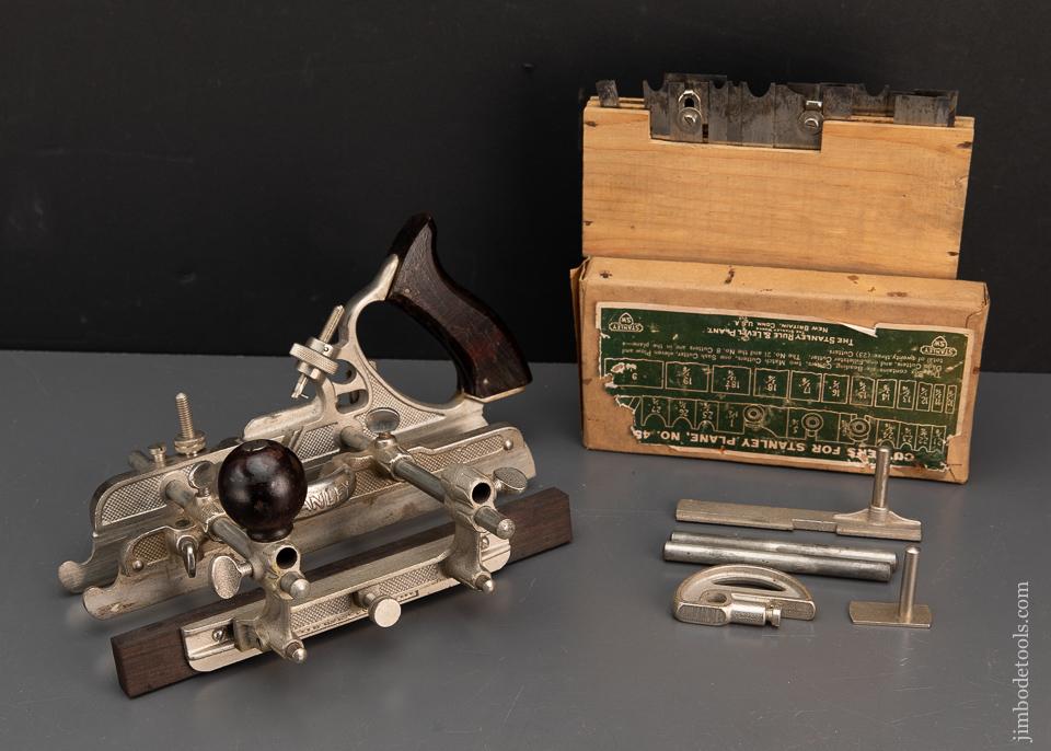 Near Mint STANLEY No. 45 Combination Plane - 94538