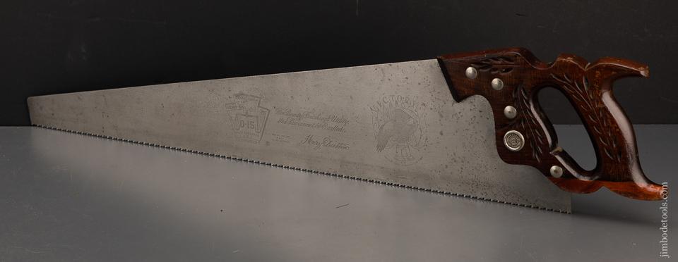 Stunning DISSTON D-15 Rosewood VICTORY Handsaw with Sapwood - 94546 