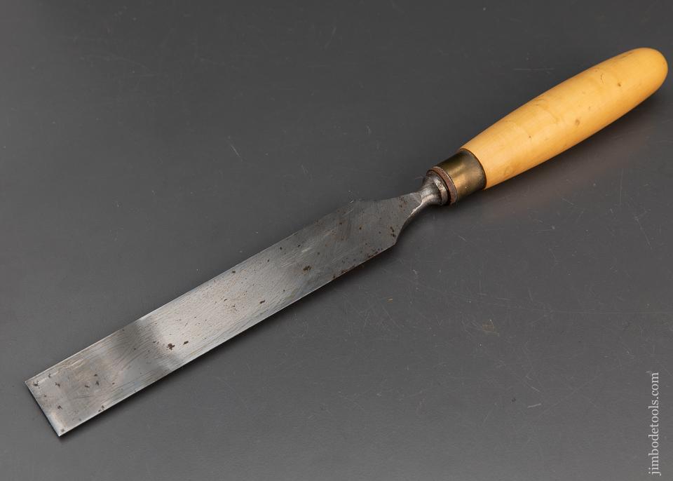 Near Mint 1 1/2 inch SORBY Boxwood Handled Paring Chisel - 94571