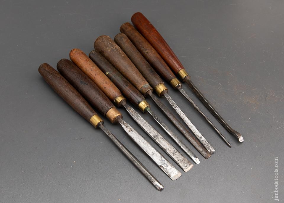 8 Good ADDIS Carving Chisels - 94593