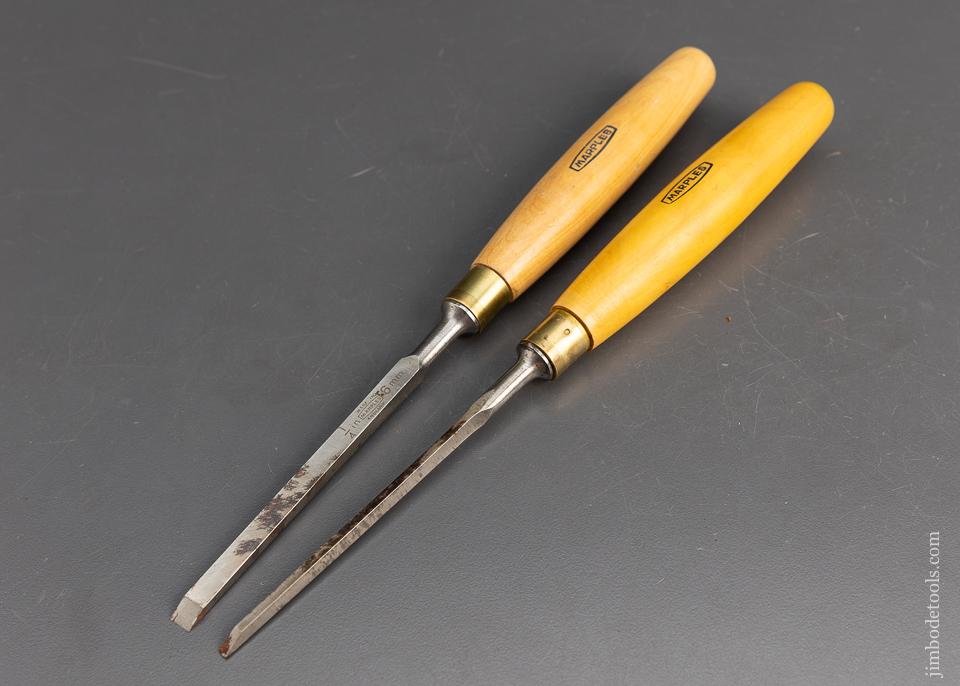Mint Pair of MARPLES Boxwood Handle Chisels - 94697