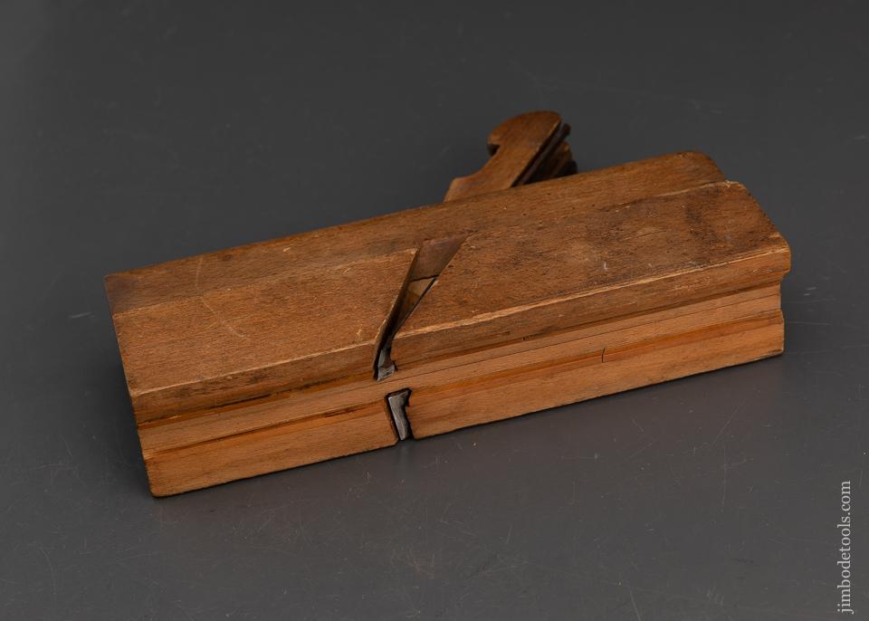 Rare J. WOOD Watertown Double iron Sash Moulding Plane - 94723