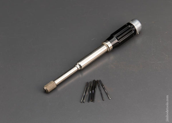 MILLERS FALLS No. 188A Automatic Push drill with all 8 bits - 94744