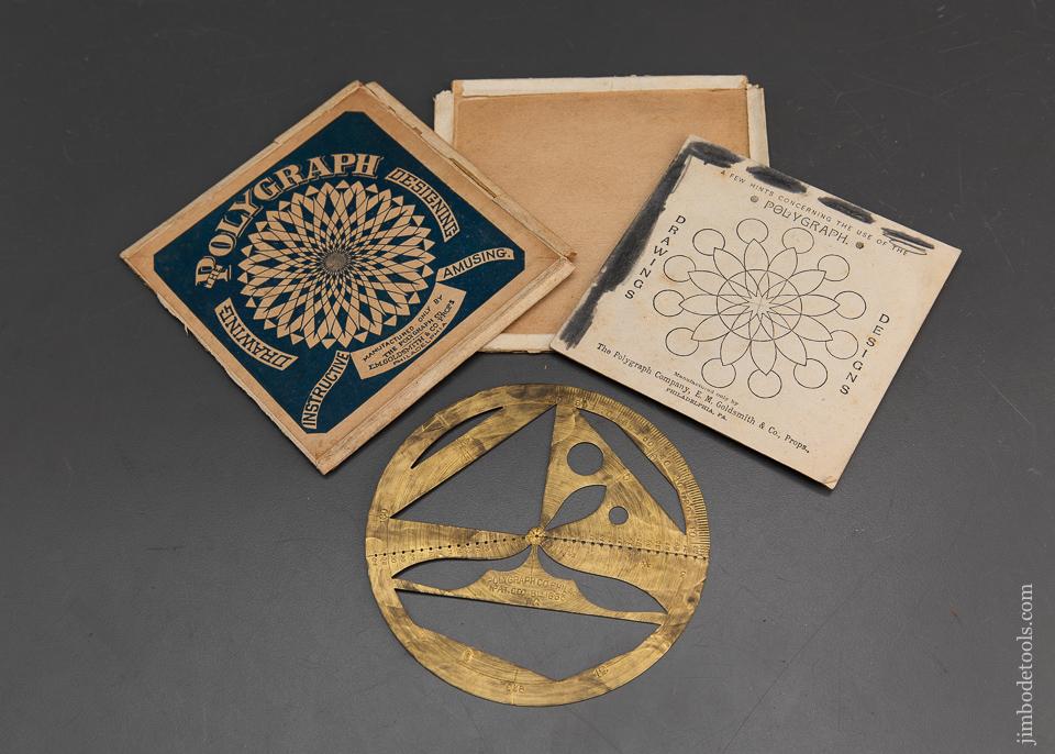 Polygraph 1885 Patent Drawing Tool MINT in its Original Box with Instructions - 94782