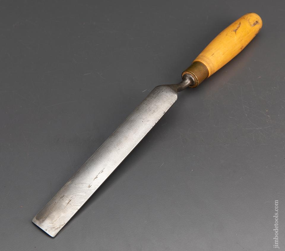 Fine MARPLES 1 1/4 inch Pattern Makers Crank Neck Gouge - 94820