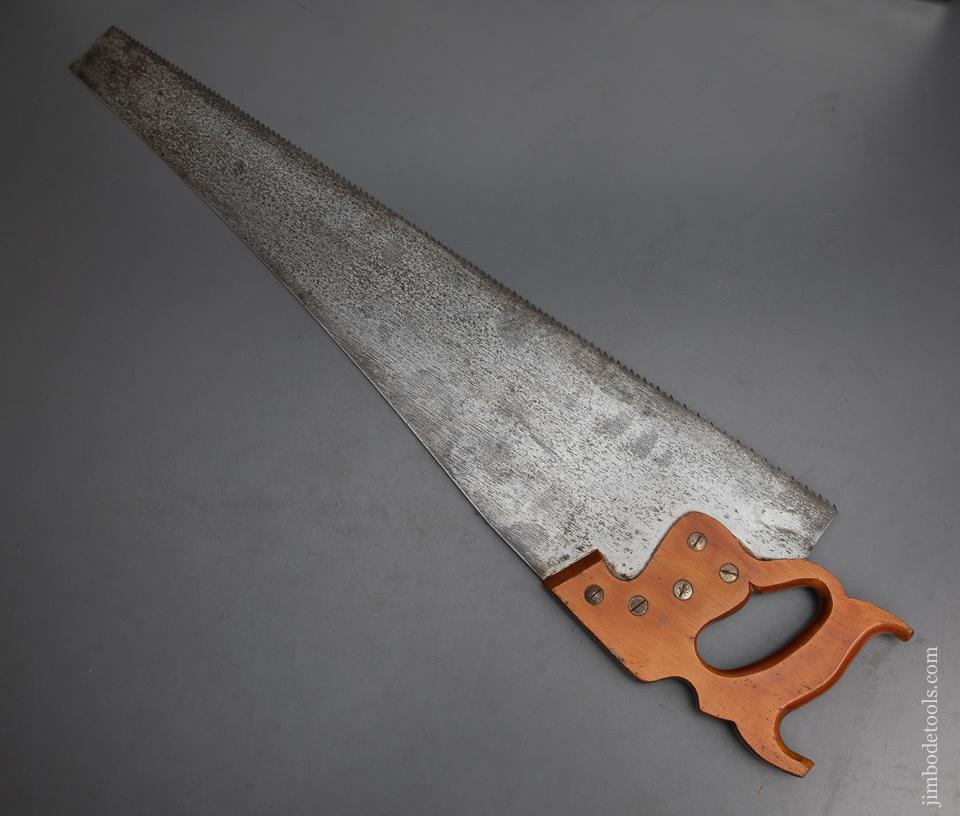 Fine Disston D-8 Rip Hand Saw - 94852