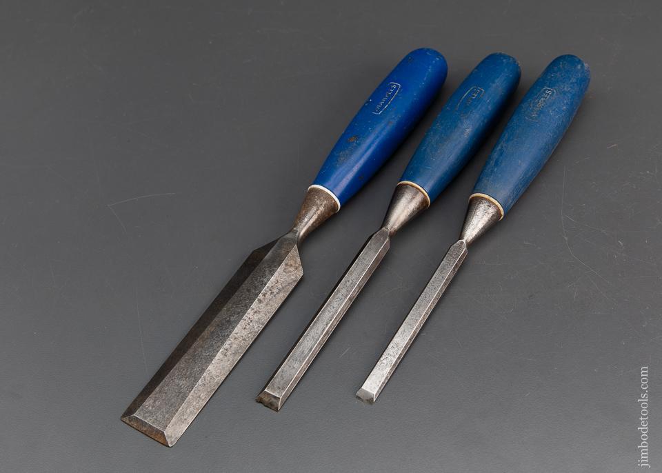 3 good MARPLES Blue Chip Chisels - 94870