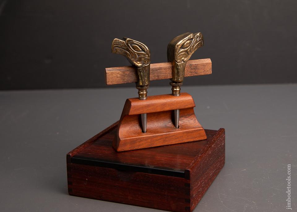 PNTC Eagle Trammel Points in Rosewood and Ebony Box - EXCELSIOR 94895