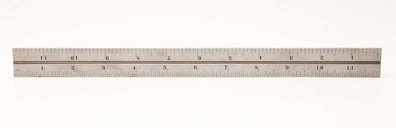 Minty STARRETT No. 4 RGRAD. 12 Inch Hardened Steel Machinist Rule - 15415M