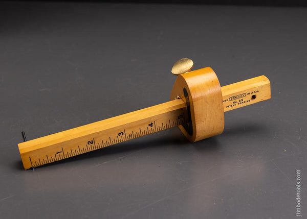 STANLEY No. 65 Boxwood Marking Gauge Dead Mint with Hang Hole - 94911