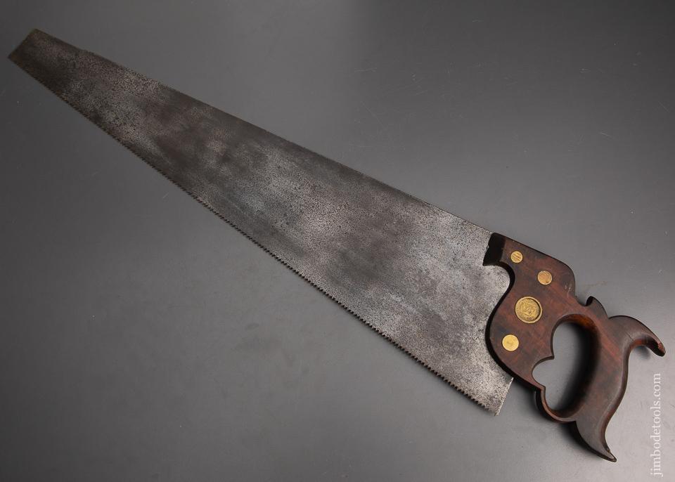 Nasty Sharp DISSTON No. 9 LONDON SPRING Hand Saw - 94937