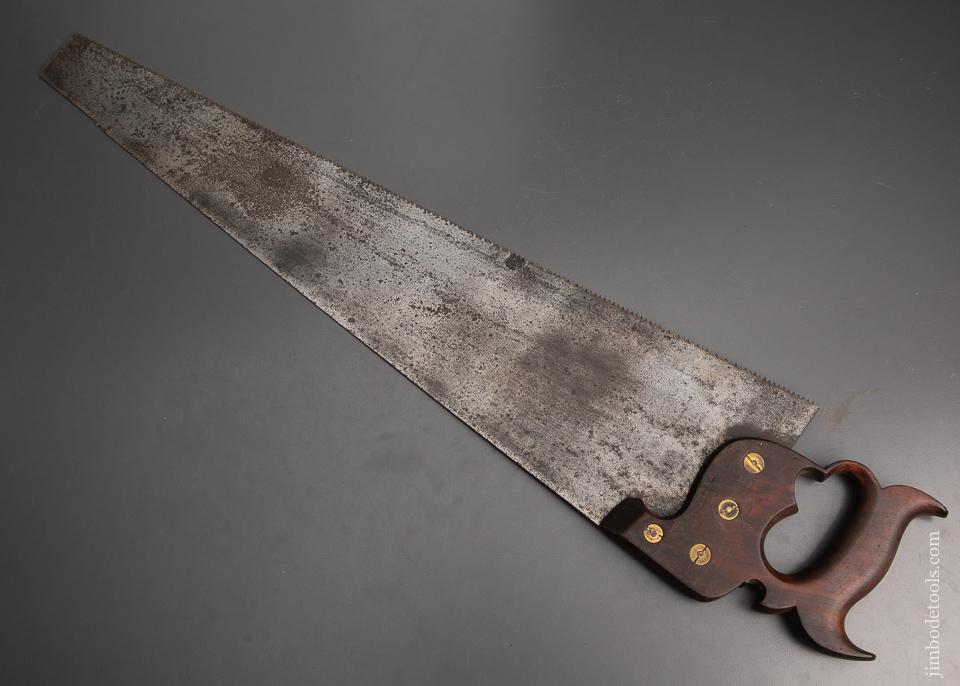 Nasty Sharp DISSTON No. 9 LONDON SPRING Hand Saw - 94937