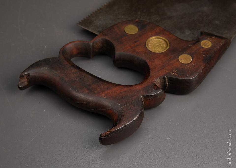 Nasty Sharp DISSTON No. 9 LONDON SPRING Hand Saw - 94937