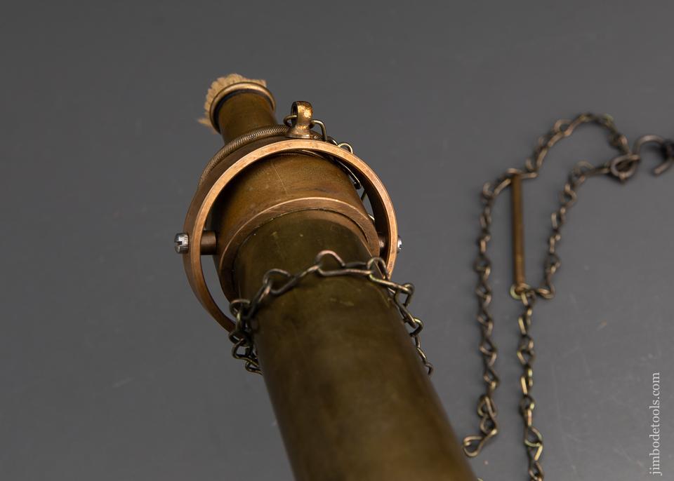 Rare Massive Miner’s Brass Plummet Plumb Bob - 94959