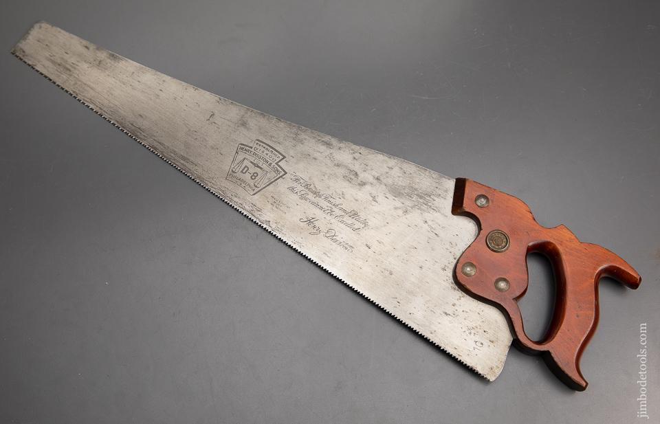 Extra Fine DISSTON D-8 Panel Saw - 94965