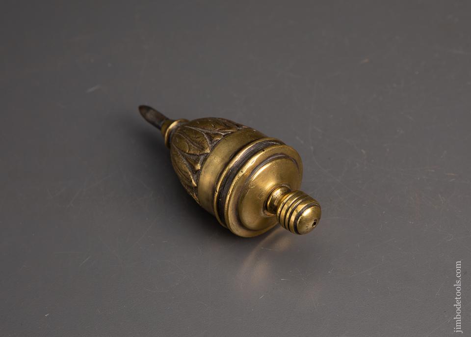 Gorgeous Ornate 5 inch Brass Plumb Bob - 94977
