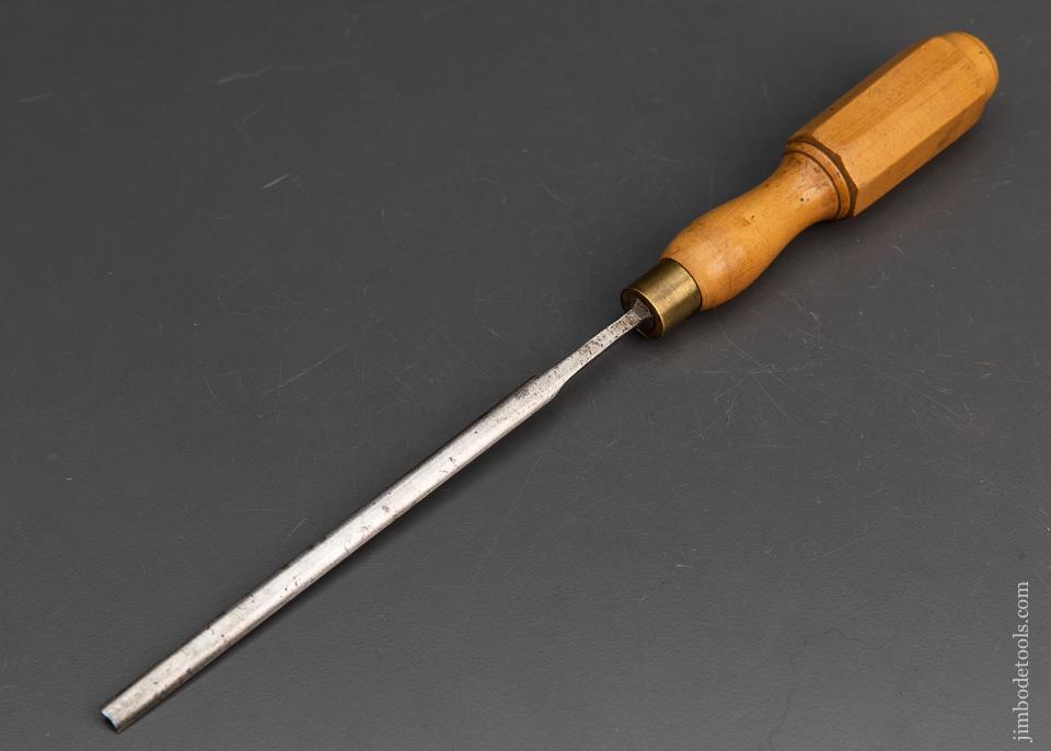 Gorgeous J. BUCK 5/16ths x 12 Boxwood Pattern Makers Gouge - 94978