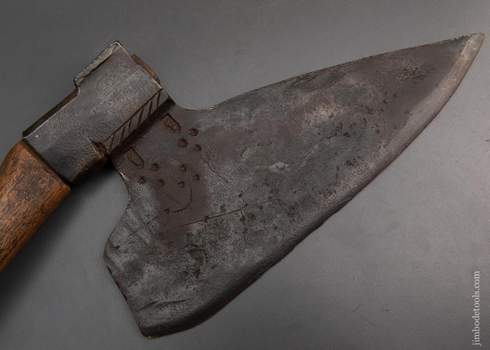 Lovely 18th Century Hand-Forged Goose Wing Axe - 95002