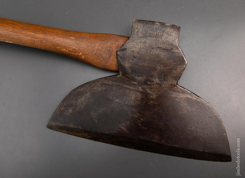 Phenomenal WM BEATTY Chester  Single Bevel Offset Broad Axe - 95003