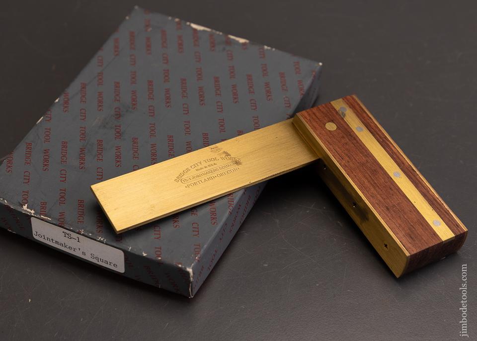 BRIDGE CITY TOOL WORKS Joint Maker’s Try Square Mint in Box  - 95019