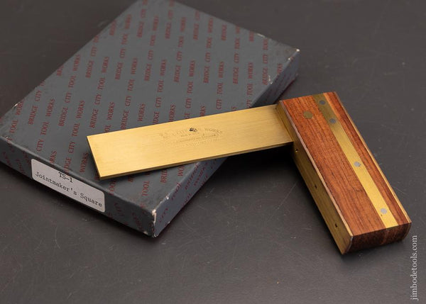BRIDGE CITY TOOL WORKS Joint Maker’s Try Square Mint in Box - 95020