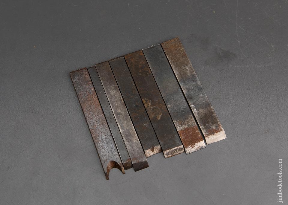 7 Irons for SIEGLEY Plow Plane - 95045