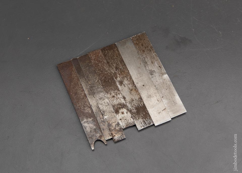 7 Irons for SIEGLEY Plow Plane - 95045