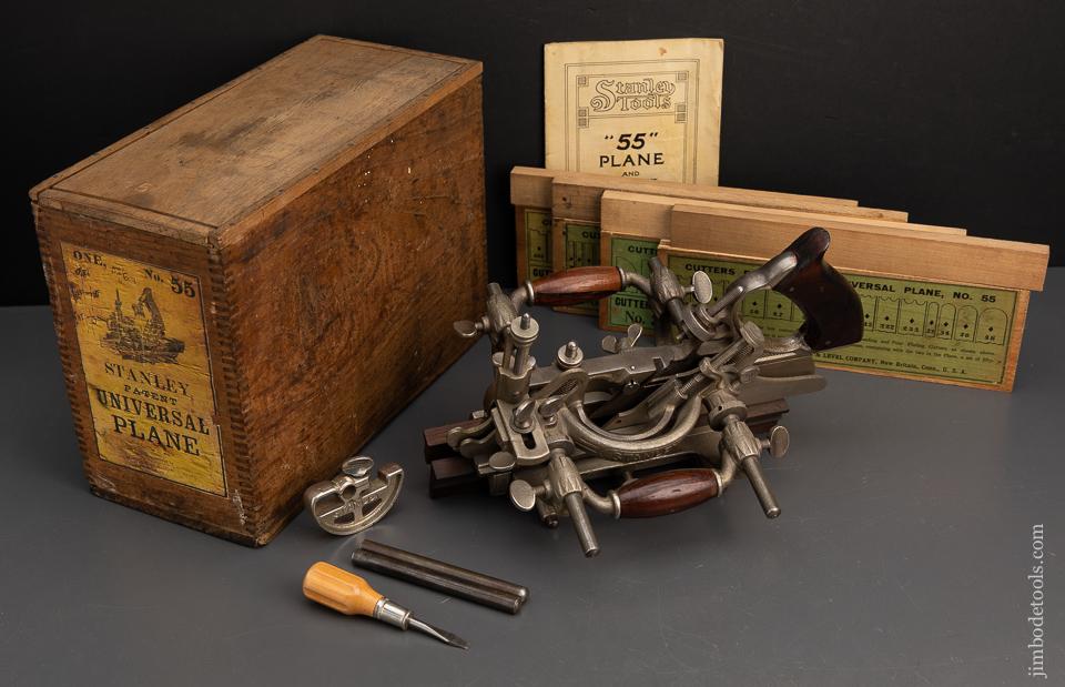 Mint and 100% Complete STANLEY NO. 55 Combination Plane - 95059