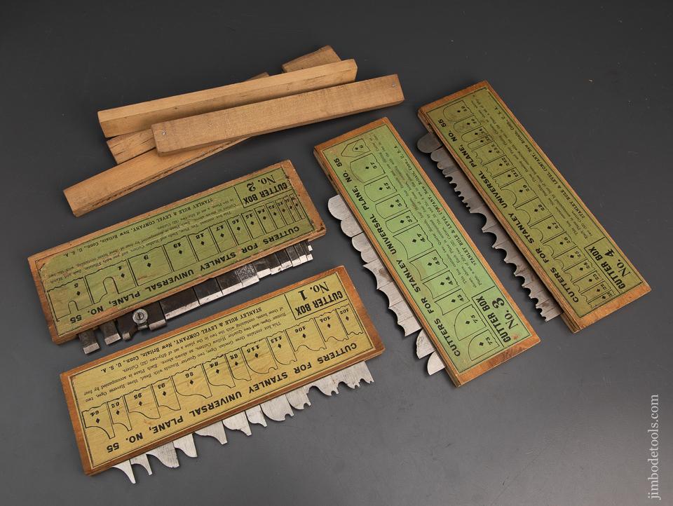 Mint and 100% Complete STANLEY NO. 55 Combination Plane - 95059