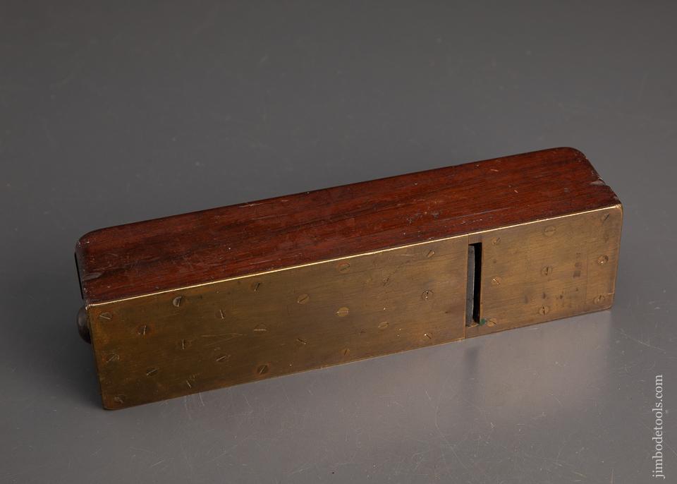 Unusual Mahogany and Brass Miter Plane - 95065