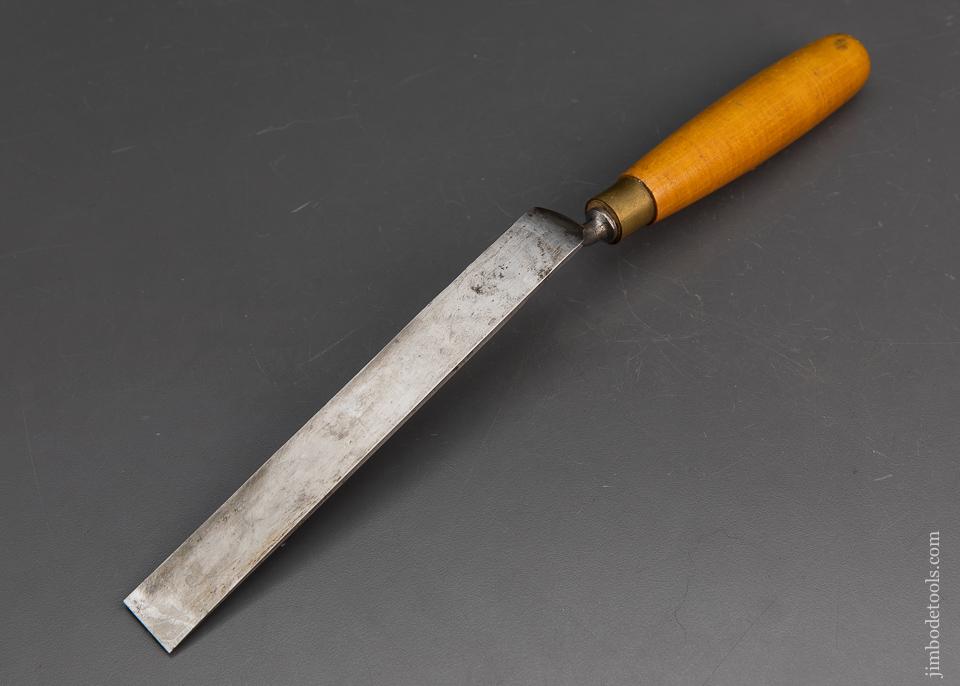 Gorgeous 1 inch Boxwood Handled Crank Neck Paring Chisel by HENRY TAYLOR - 95108