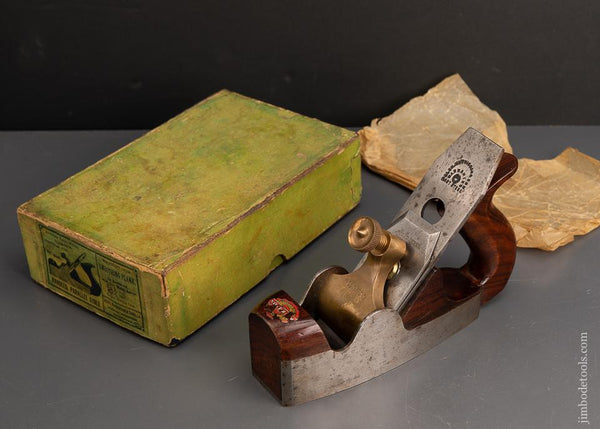 MATHIESON NO. 844 Round Side Plane with Decal MINT in the Box - 95109