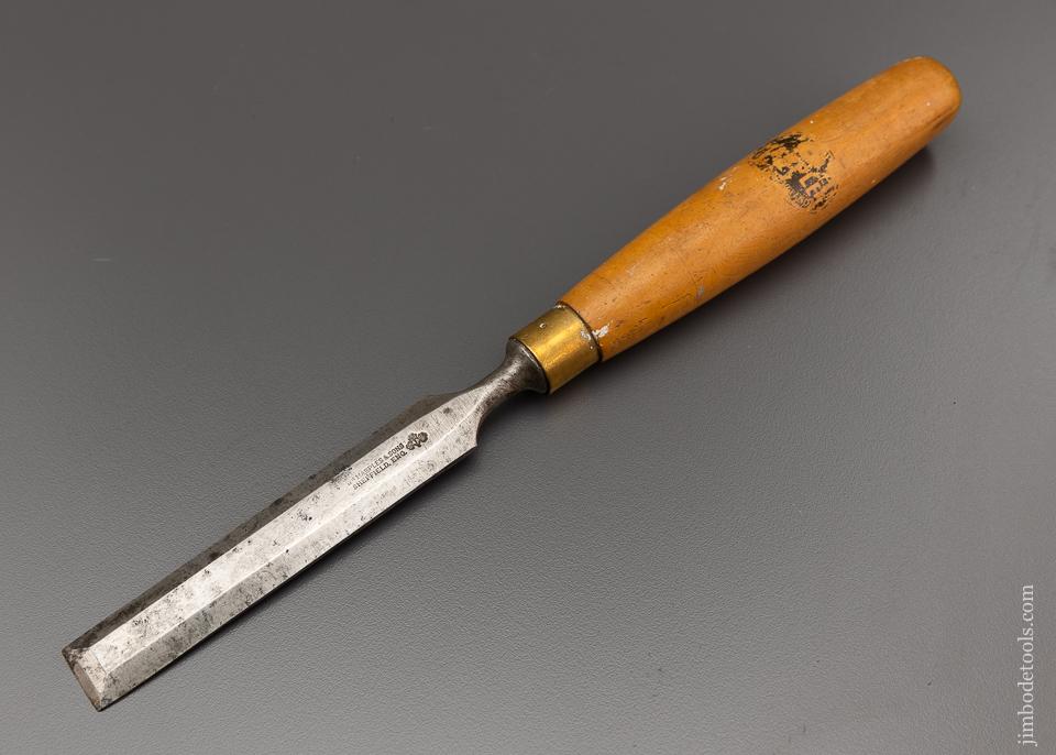 Fine MARPLES Boxwood Handle Bevel Edge Tang Chisel 3/4 x 10 3/4 inch - 95142