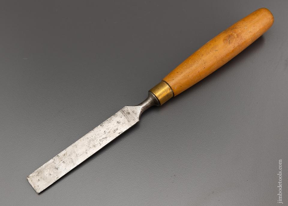 Fine MARPLES Boxwood Handle Bevel Edge Tang Chisel 3/4 x 10 3/4 inch - 95142